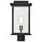 Nuvo Sullivan Outdoor Post Lantern 1 Light Matte Black Finish 60/7378 - alternate 4